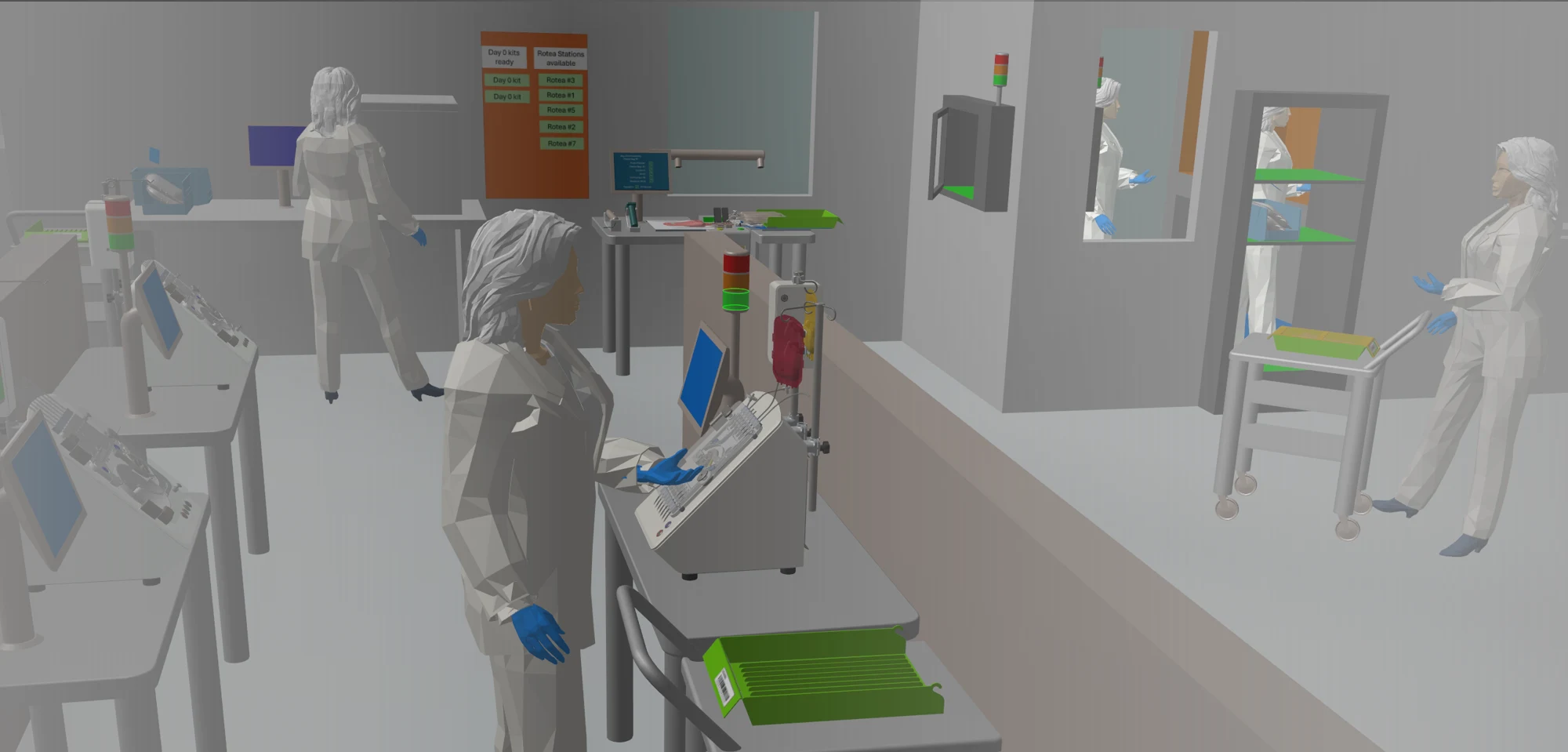 Rotea chamber process design visualization